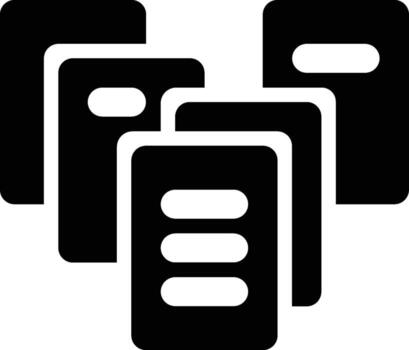 Raw Data, Data, Raw Glyph Solid Icon vector