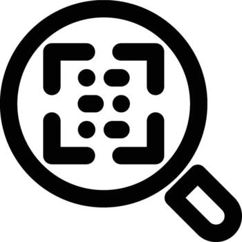 Code Generator, Search, Generator Outline Icon vector