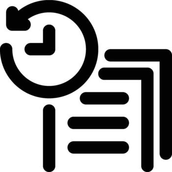 Historical Data, Data, Historical Outline Icon vector