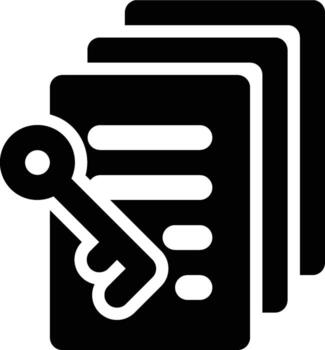 Data Security, Security, Data Glyph Solid Icon vector