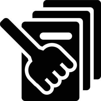 Data Cleaning, Data, File Glyph Solid Icon vector