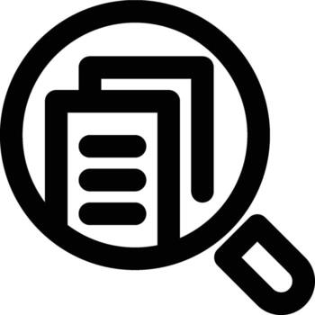 Data Analysis, Analysis, Data Outline Icon vector