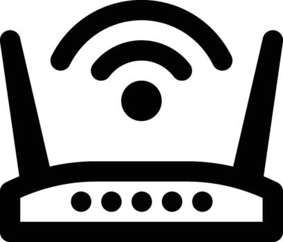 Modem, Wifi, Router Outline Icon vector