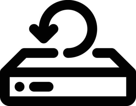 Data Recovery, Recovery, Data Outline Icon vector