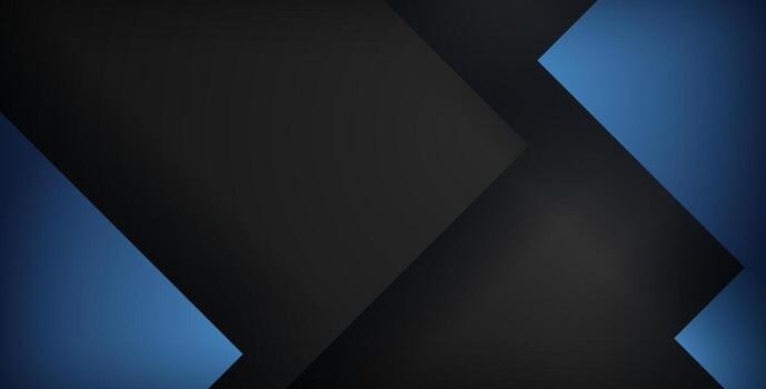 azul geométrico triángulo antecedentes superposición capa en negro espacio para texto y antecedentes diseño., vector