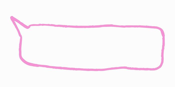 Bright crayon frame with doodle and childish charm in sketch style. Naive shape and playful lines, text box chalkboard look. vector