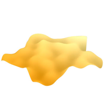 abstrakt gyllene form en dynamisk visuell element för design och kreativ projekt png