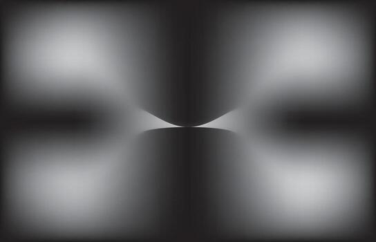 monocromo resumen degradado con central ligero y oscuro simetría antecedentes negro vector