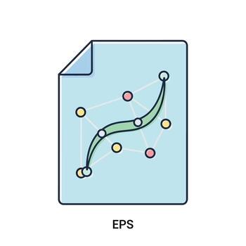 eps archivo editable curva icono ilustración vector