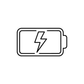 Battery Charge Indicator Symbol Power Level Minimalist Icon Flat Design Template vector