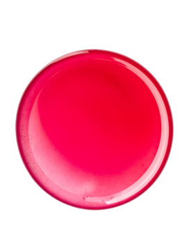 magenta lucido dipingere pozzanghera circolare swatch con luminosa riflessione e liscio liquido superficie su isolato sfondo png