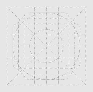 Abstract geometric shapes dotted lines a minimalist design on a plain background illustration vector