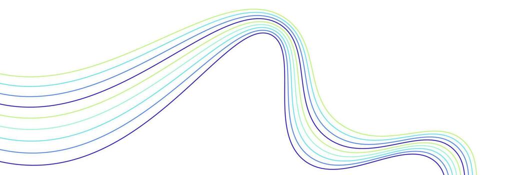 Wavy line design or thin line pattern color texture background vector