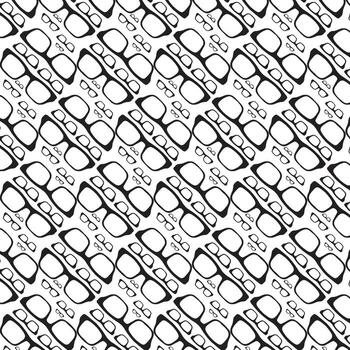 Goggles Pattern Decorative Background vector