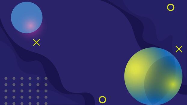 Modern abstract background with glowing blue and yellow gradient circles and shapes ideal for digital banners presentations posters websites and creative graphic projects vector