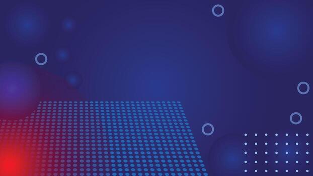 Abstract modern blue digital background featuring glowing dots circles and gradients ideal for tech posters presentations web banners and futuristic design projects vector