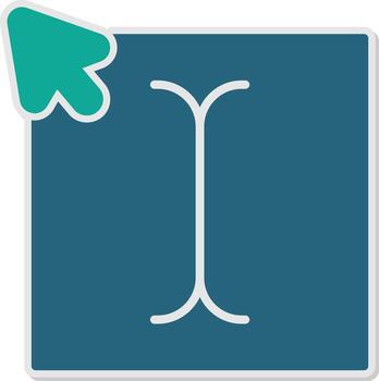 tipo utilizando teclado glifo doble tono pegatina vector