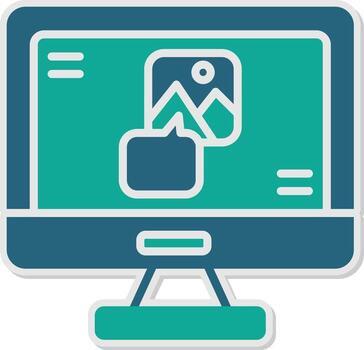 Data Binding Syntax Block Glyph Dual Tone Sticker vector
