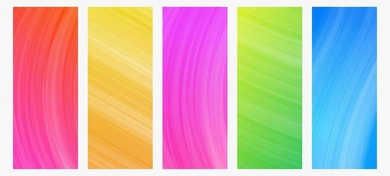 Set of modern gradient backgrounds with lines. Header banner. Bright geometric abstract backdrops. Perfect illustration vector