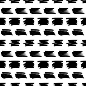 Seamless pattern with marker scribbles on white background. Perfect illustration vector