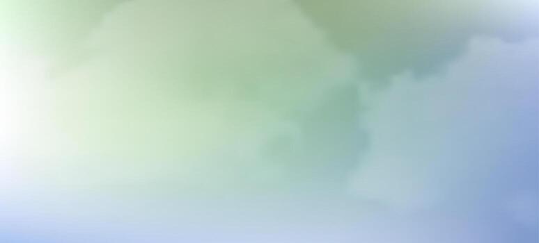 Modern green gradient backgrounds with clouds. Header banner. Bright abstract presentation backdrop. Perfect illustration vector