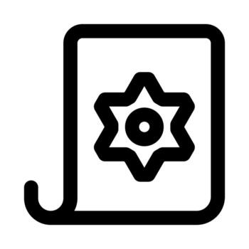 documento ajuste plano mínimo contorno icono representando archivo configuración, gestión, y moderno digital organización diseño vector