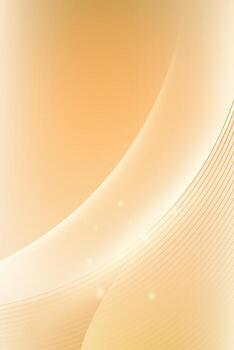 Minimal abstract luxury ads design. Modern elegant shiny gold wave gradient background for branding presentation vector