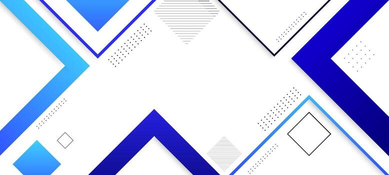 Modern blue and white abstract background with bold geometric shapes and clean tech-inspired lines vector