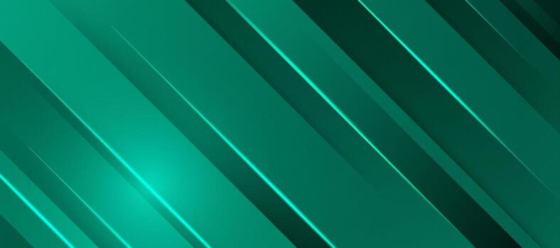 Elegant green geometric background with diagonal abstract shapes and modern gradient style vector