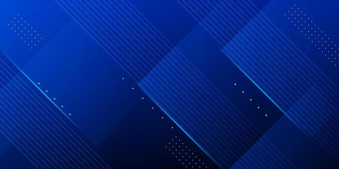 Dark blue futuristic background with diagonal layered shapes and glowing lines vector