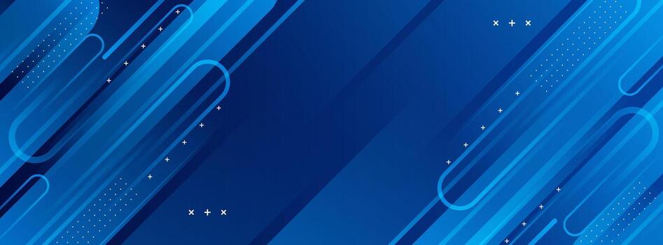 Dark blue futuristic background with neon lines and abstract tech layers vector