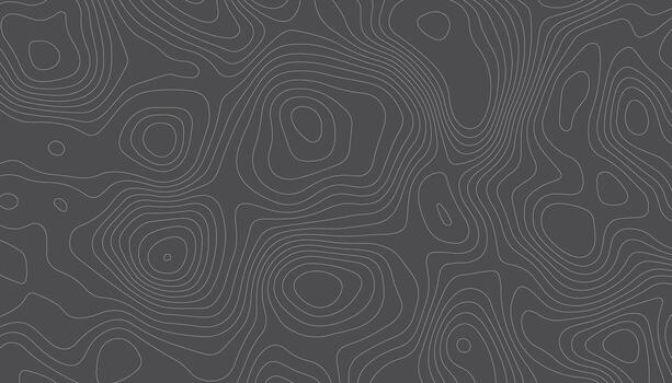 Dark Topographic Contour Line Abstract Background vector