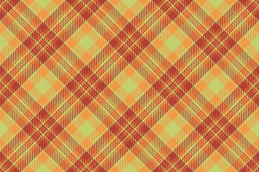 Trim background texture , greeting card pattern textile seamless. Sofa tartan check fabric plaid in lime and red colors. vector
