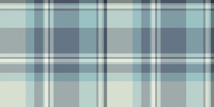 Cozy plaid fabric pattern with cool tones. Ideal for backgrounds, textiles, or design projects needing a classic, versatile texture with a calming feel. vector