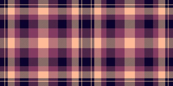Serene fabric texture tartan, choose textile seamless pattern. Beautiful background check plaid in dark and pink colors. vector