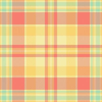 Softness seamless tartan check, various background texture plaid. Line pattern fabric textile in red and light colors. vector