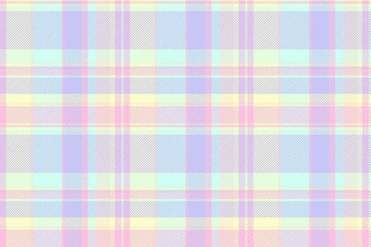Fur seamless plaid background, close-up texture fabric tartan. Strong pattern textile check in light and lemon chiffon colors. vector