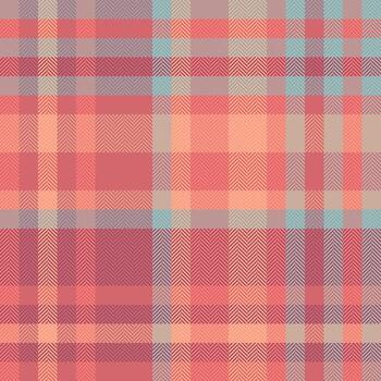 Classic plaid pattern featuring intersecting lines in pink and blue tones. Ideal as a background or texture for textiles, fashion, and design projects. Timeless and versatile. vector