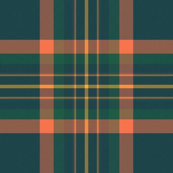 Cyan seamless pattern tartan, tie texture plaid textile. Coat fabric background check in dark and cyan colors. vector