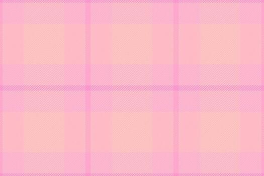 Dining pattern tartan textile, fibrous seamless fabric. 60s background texture check plaid in light and red colors. vector