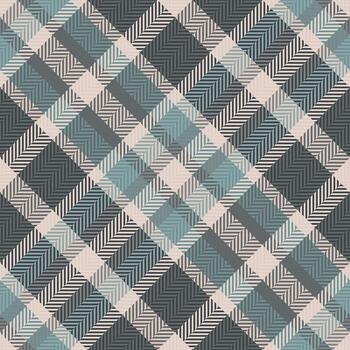 Romantic fabric background plaid, eps pattern seamless textile. Continuity tartan check texture in light and pastel colors. vector