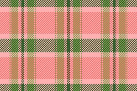 Copiar espacio antecedentes textura tartán, presente cheque sin costura . ceremonia modelo tartán tela textil en rojo y verde colores. vector