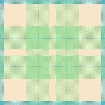 rústico textura modelo sin costura, cañada antecedentes tartán textil. comercial cheque tartán tela en ligero y verde colores. vector