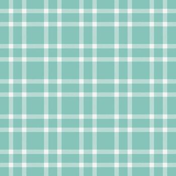 Give tartan fabric plaid, curve background texture pattern. Chinese new year check textile seamless in teal and white colors. vector