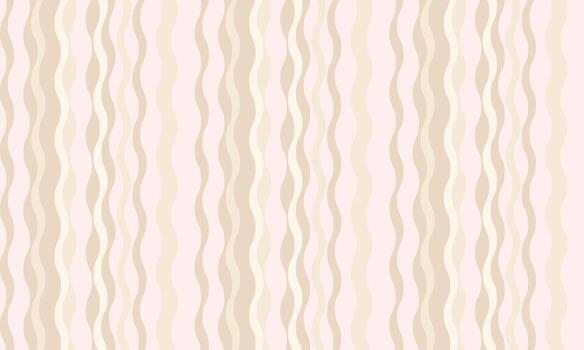 Elegant wavy stripes in soft beige and pink. Perfect for backgrounds, website design, or textile prints. This subtle, flowing pattern evokes calm and sophistication. vector
