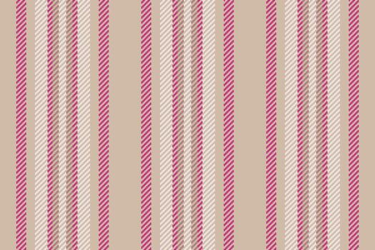 Vertical striped pattern in pink, tan, and white hues. A classic, versatile texture, ideal for backgrounds, textiles, or graphic design projects. vector