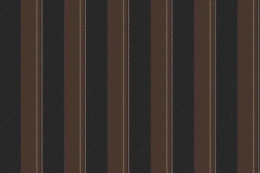 Customize background texture, relief pattern seamless fabric. Structure textile stripe lines vertical in grey and black colors. vector