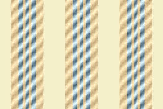 Classic stripe pattern. Vertical blue and tan stripes on a cream background. Use for textile, fabric, design, background, or wallpaper projects. Clean versatile. vector