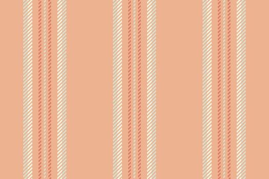 Vertical striped pattern with subtle texture on a peach background. Suitable for fabric design, wallpaper, and textile projects. Versatile and elegant. vector