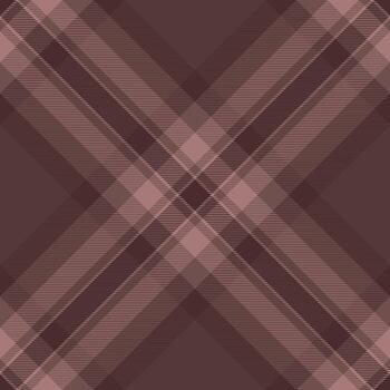 Horizontal plaid tartan textile, installing texture seamless fabric. Teenage check pattern background in pastel and red colors. vector
